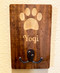 Personalized Wall Mounted Dog Leash Holder