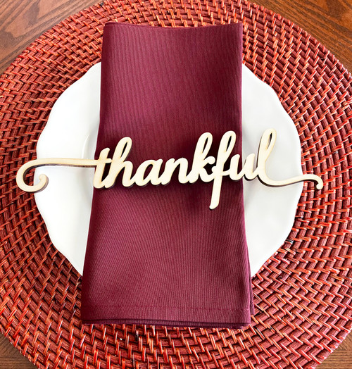 thankful place card
