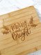 Merry and Bright Cutting Board