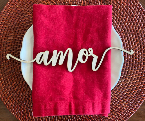 Amor place cards