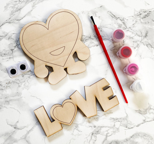 Valentine's Day ready to paint kit