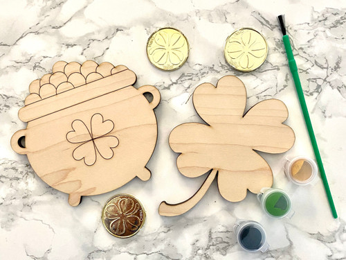 St. Patrick's Day ready to paint kit
