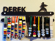 Personalized Karate belt holder