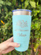 Tumbler teal/silver