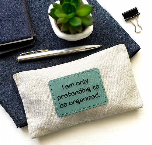 I am only pretending to be organized pouch
