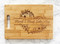 Friends and Family Gather Here Cutting Board