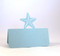 Starfish place card - shown in pastel blue