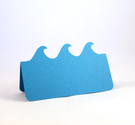 Wave place card - shown in peacock