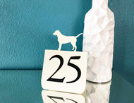 Dog table number