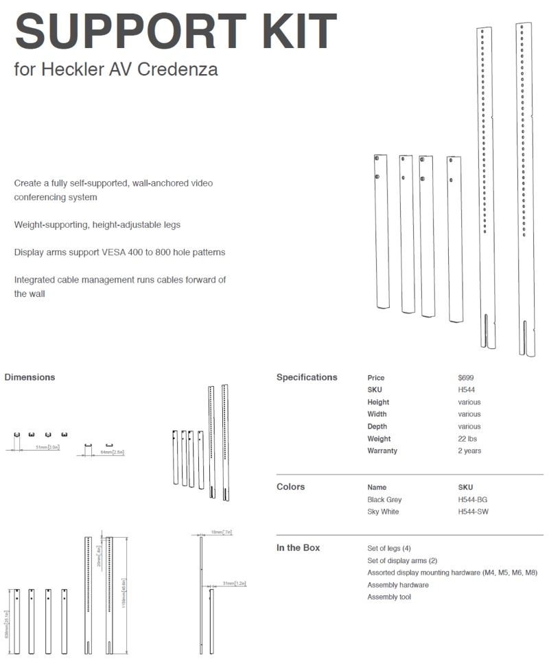 Heckler Design AV Credenza from VCGear.com Heckler Design AV Credenza from VCGear.com