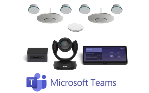 Microsoft Teams configured room kits Microsoft Teams with Stem Audio configured room kit