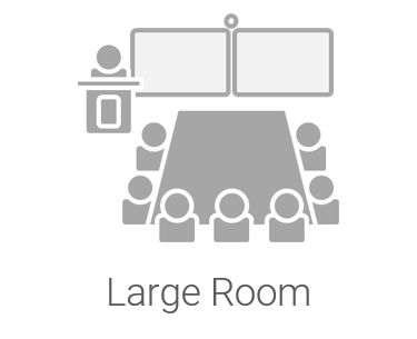 Microsoft Teams Rooms for over 15 people in large conference rooms and meeting spaces
