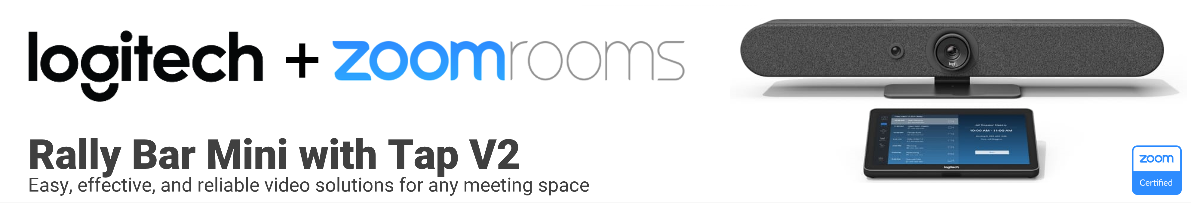 Logitech Rally Bar Mini Zoom Rooms Kit Logitech Rally Bar Mini Zoom Rooms Kit