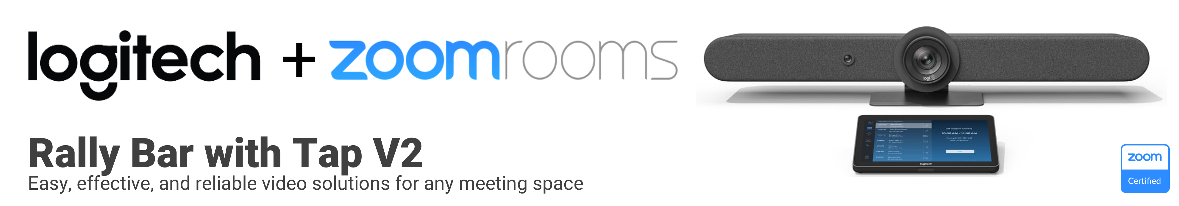 Logitech Rally Bar Zoom Rooms Kit Logitech Rally Bar Zoom Rooms Kit