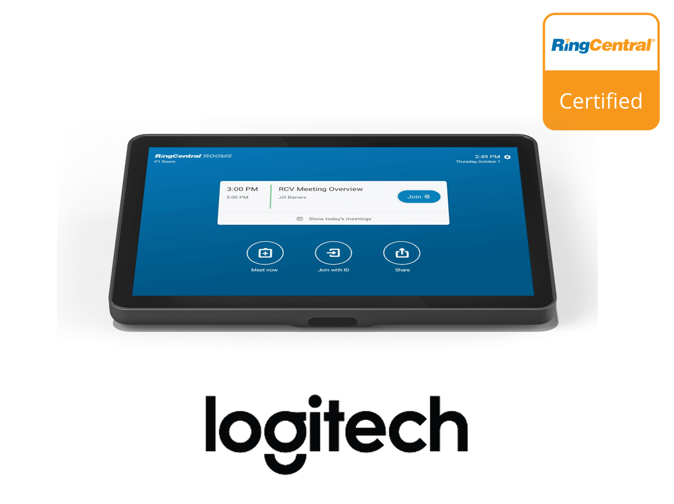 Logitech Tap IP Certified by RingCentral