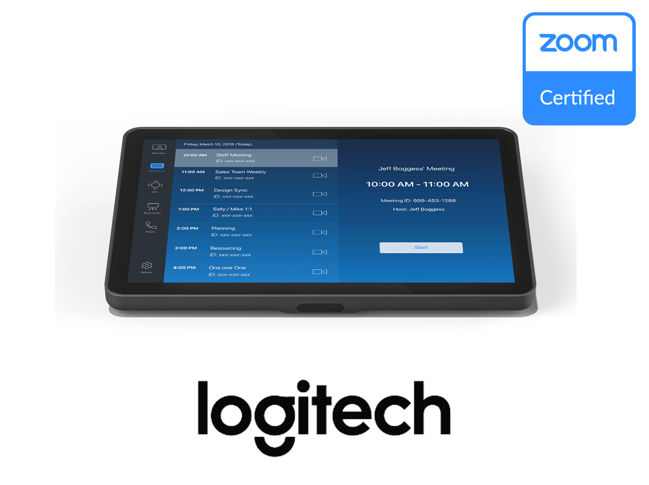 Logitech Tap IP Zoom Rooms Certified