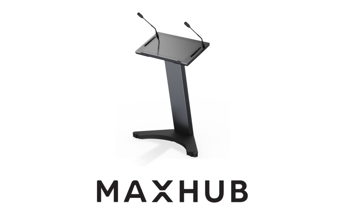 MAXHUB Smart Lectern with integrated smart system and wireless screen sharing