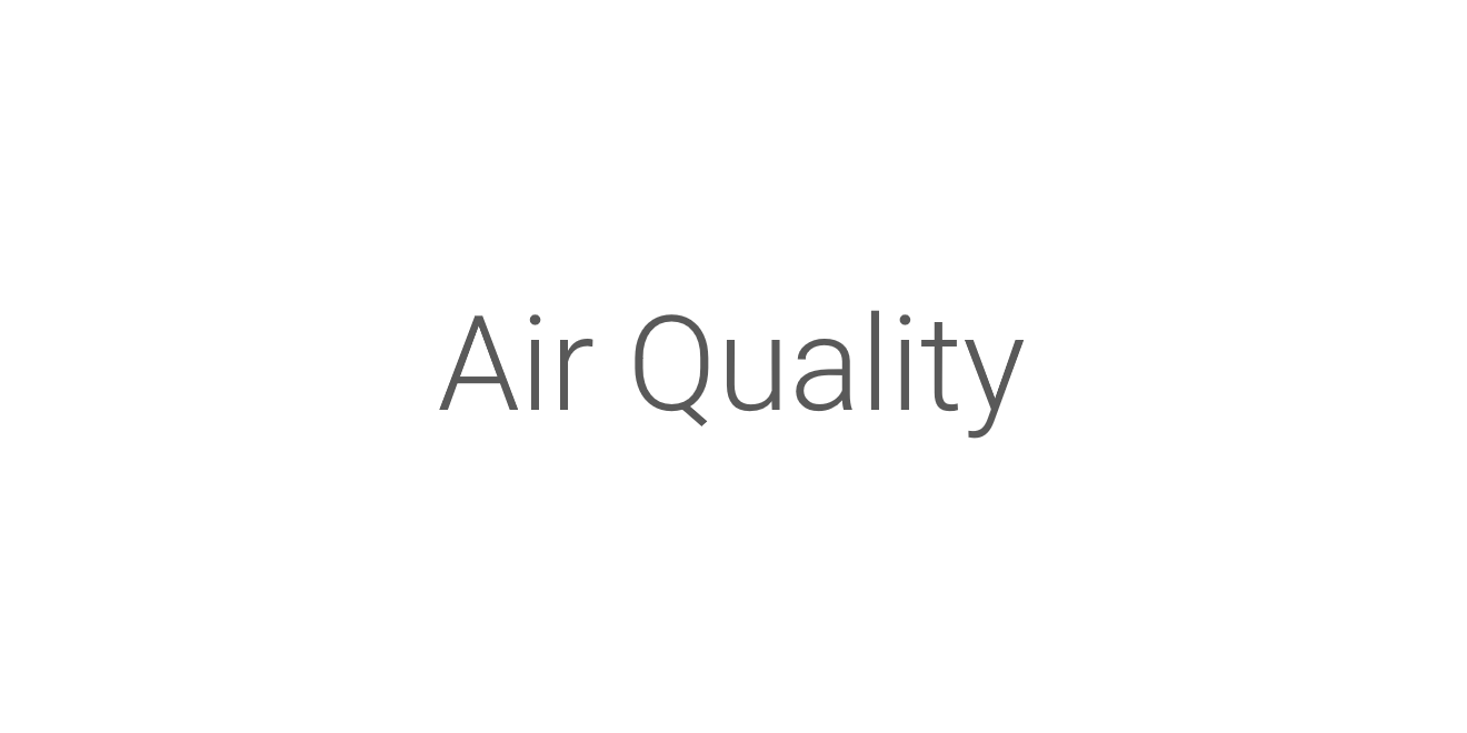 Enterprise Physical Security Air Quality