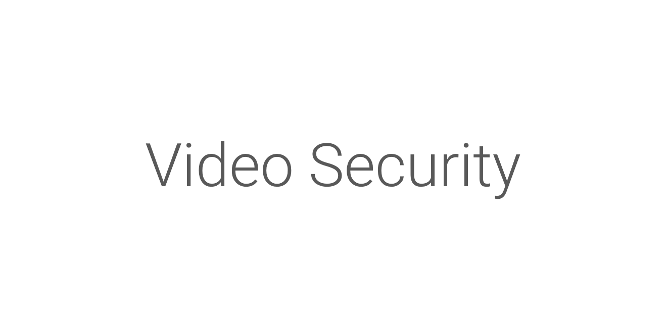 Enterprise Physical Security Video