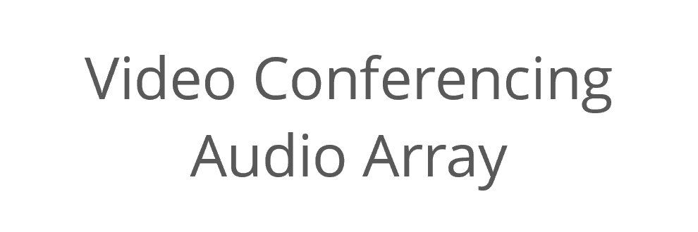 Pro AV Audio Array Solutions for Video Conferencing Rooms