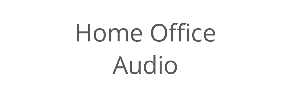 Home Office and Remote Employee Video Conferencing Audio
