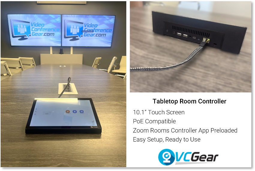 VCGear Room Controller for Zoom Rooms and RingCentral
