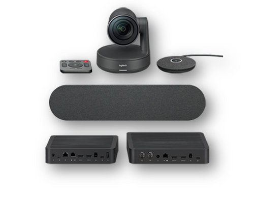 Logitech Rally Solution including one speaker and 1 mic pod