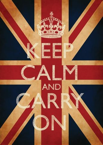 Keep Calm & Carry On Union Jack Poster - Keep Calm and Carry On