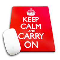 Keep Calm & Carry On Mousemat