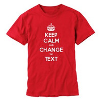 Keep Calm Customised Men's T-shirts