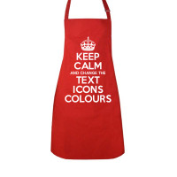 KEEP CALM AND CARRY ON CUSTOMISED APRON