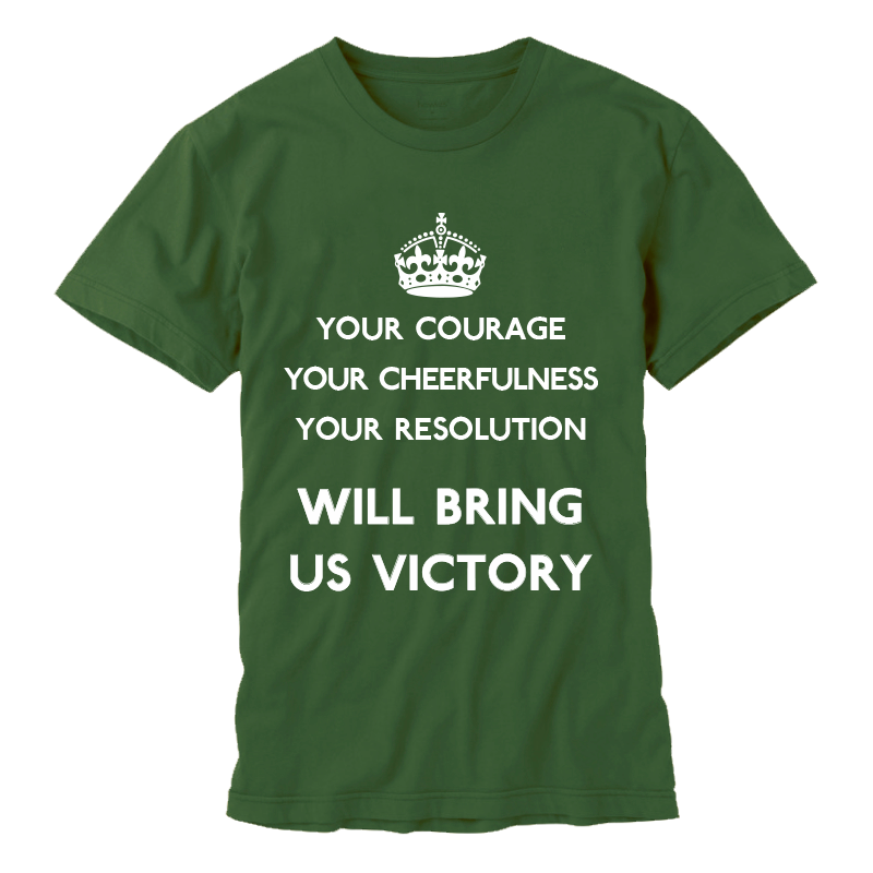 Your Courage Mens Green T-shirt