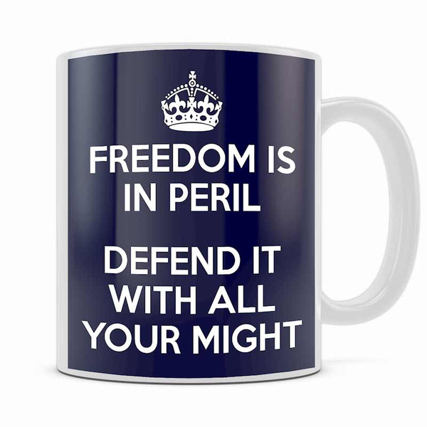 Freedom is in Peril Mug