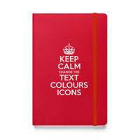 Keep Calm Customised Hardcover Notebook