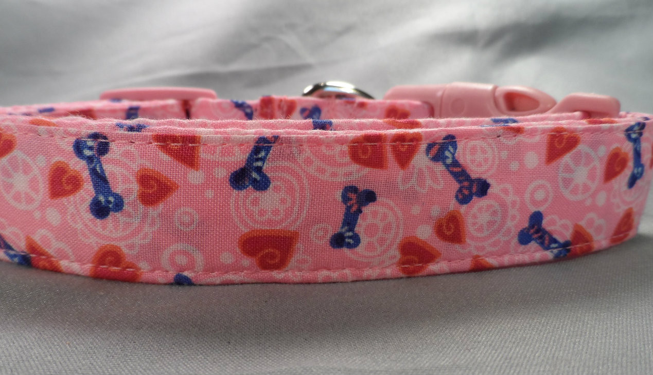 pink puppy collar