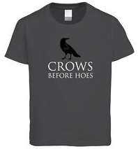 T-Shirt Crows Before Hoes