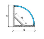 Aluminium Corner LED Profile 