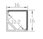 Aluminium Corner LED Profile Type3