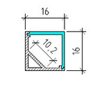 Aluminium Corner LED Profile Type3