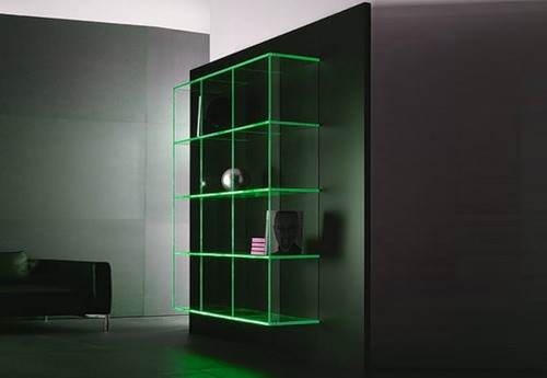 Led lights for display outlet shelves