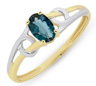 London Blue Topaz Ring (M2751)