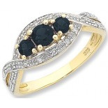 Sapphire & Diamond Ring (M2419)