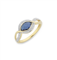 Sapphire & Diamond Ring (M2703)