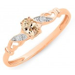 Morganite & Diamond Ring (M2876)