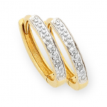 Diamond  Huggies Earrings (M1286)