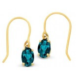 London Blue Topaz Earrings (13-1048)