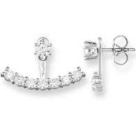 CZ Ear Jacket Earrings (TH1904CZ)