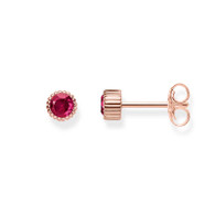 Corundum Red Stud Earrings (TH1957GAR)