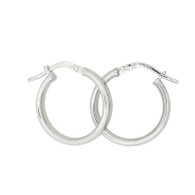 Polished Hoop Earrings (14-2011)