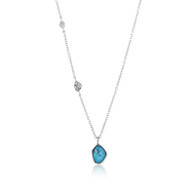Turquoise Pendant Necklace (22-1441)